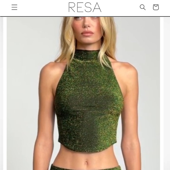 RESA Sylvie top in Peridot - Picture 1 of 6